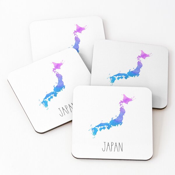 Item preview, Japan Watercolor Map - Japanese designed and sold by MountainD.