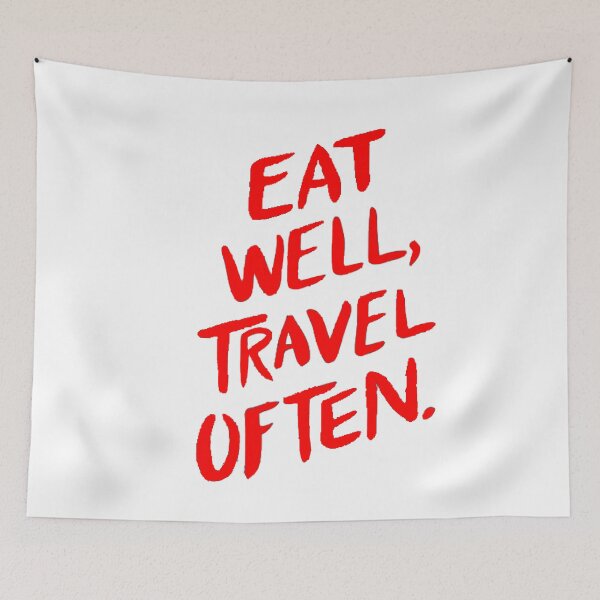 Item preview, Eat Well Travel Often | Funny Chef  designed and sold by ghazalish.
