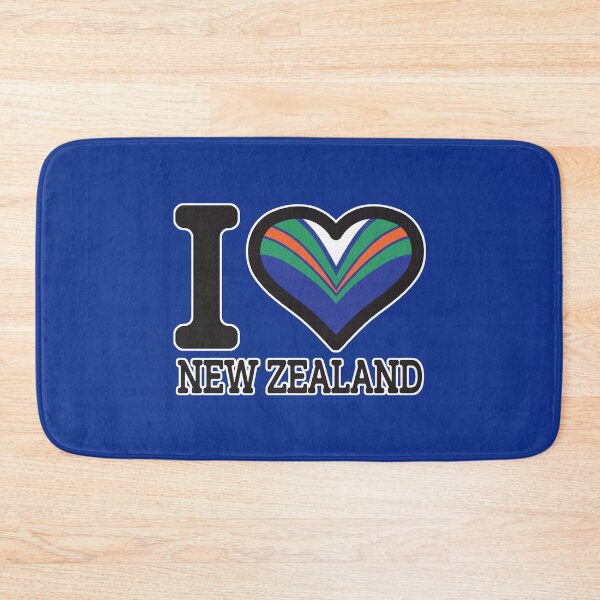 Item preview, “I love New Zealand” Apparels, Merchandise, T Shirts, Leggings, Skirt, Mask, Apron, Bags designed and sold by Ink Inc.