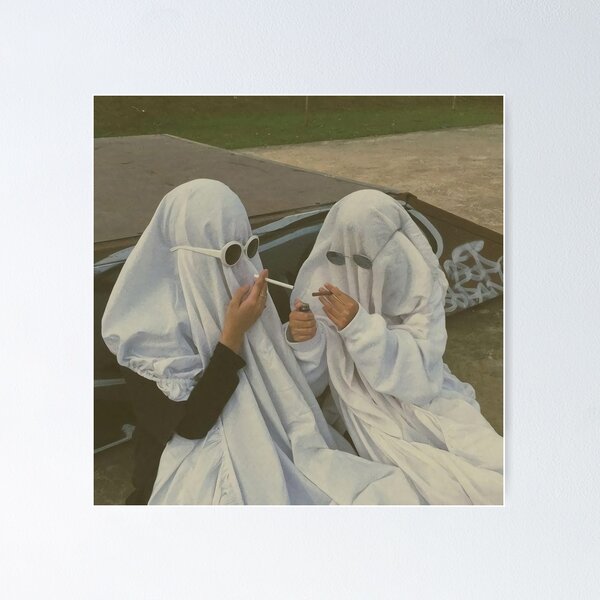 Ghost Smoking Poster