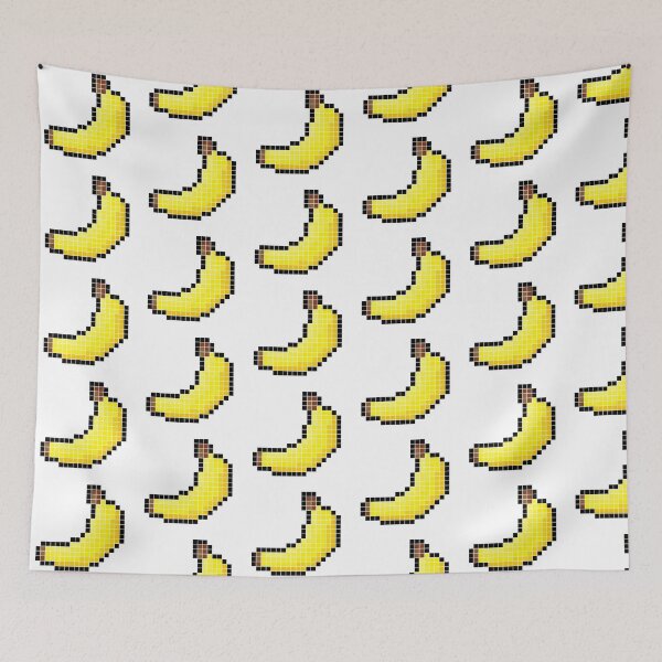 Aperçu de l'œuvre Banane pixel 8 bits créée et vendue par NemJames.