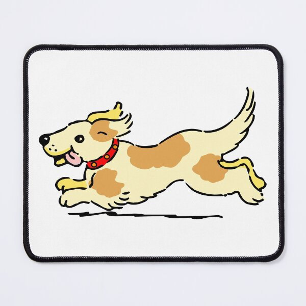 Item preview, Dog running designed and sold by happyfunshop.
