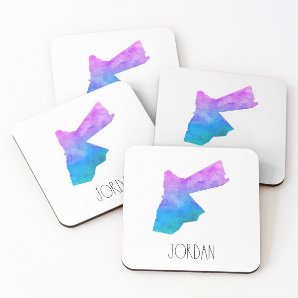 Item preview, Jordan Watercolor Map - Jordanian designed and sold by MountainD.