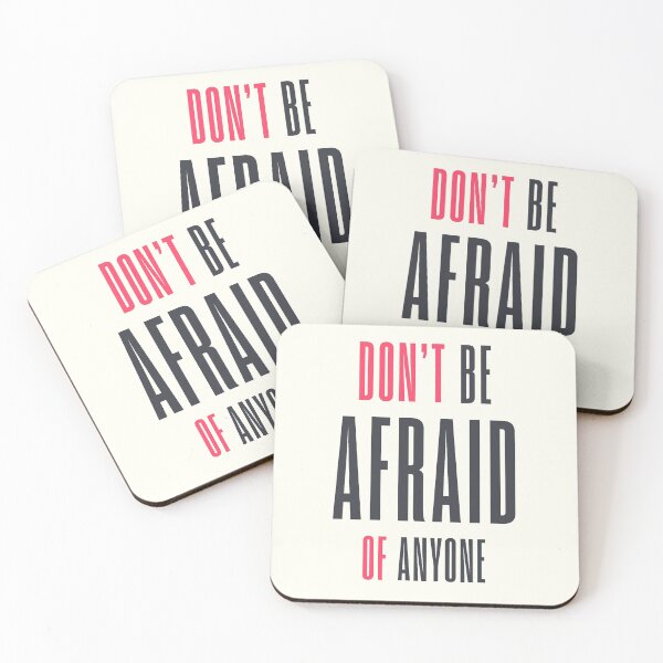 Item preview, Don't be afraid of anyone, overcome fear,  get over it!, win your fears designed and sold by Spallutos.
