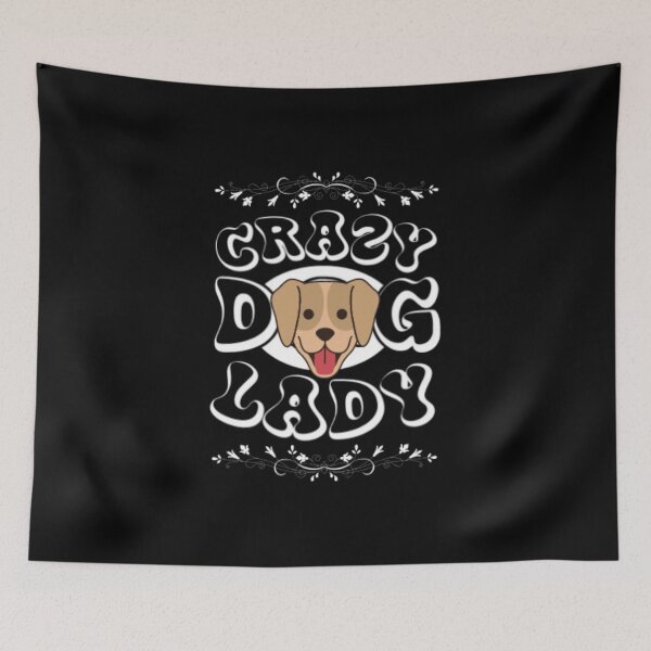 Item preview, Crazy Dog Lady designed and sold by LiveToLearn.