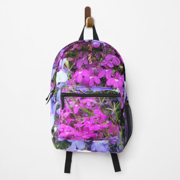 Item preview, Lobelia Flowers On A Wall designed and sold by lezvee.