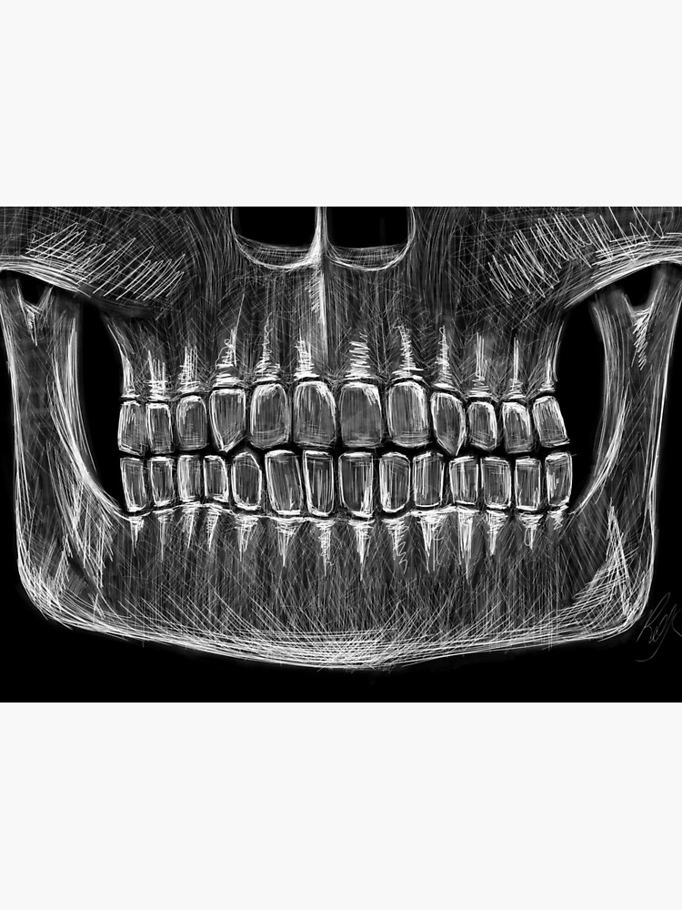 Thumbnail 7 of 7, Mask, Skeleton Mouth designed and sold by RoxaneLapa.