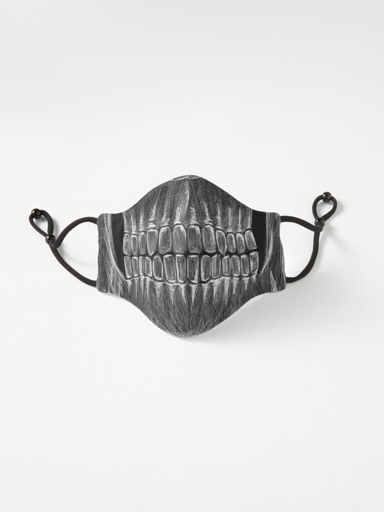 Thumbnail 2 of 7, Mask, Skeleton Mouth designed and sold by RoxaneLapa.