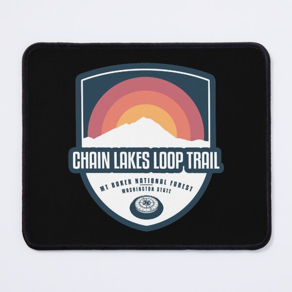 Item preview, Chain Lakes Loop Trail - Mt Baker National Forest, Washington State  designed and sold by Moritz Schwäble.