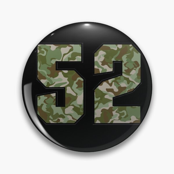 Item preview, Army Camo Number Fifty-two Veteran Lucky Number 52 designed and sold by Urosek.