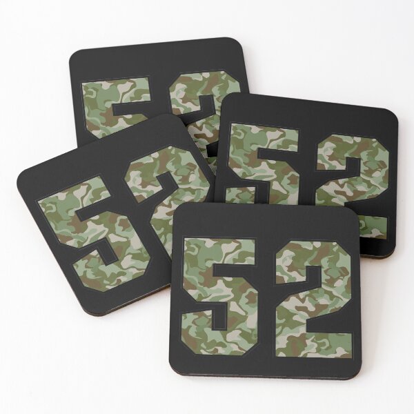 Item preview, Army Camo Number Fifty-two Veteran Lucky Number 52 designed and sold by Urosek.
