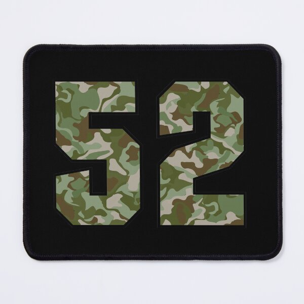 Item preview, Army Camo Number Fifty-two Veteran Lucky Number 52 designed and sold by Urosek.