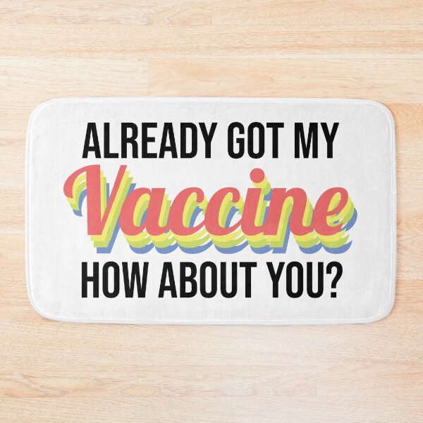 Item preview, Already Got My Vaccine Retro Black designed and sold by felixbunny.