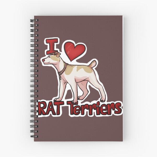 Item preview, I love Rat Terriers  designed and sold by TeachMeToLearn.