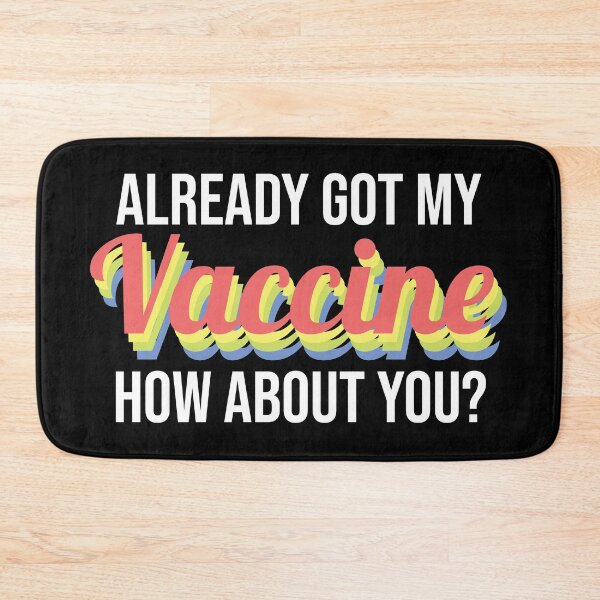 Item preview, Already Got My Vaccine Retro White designed and sold by felixbunny.