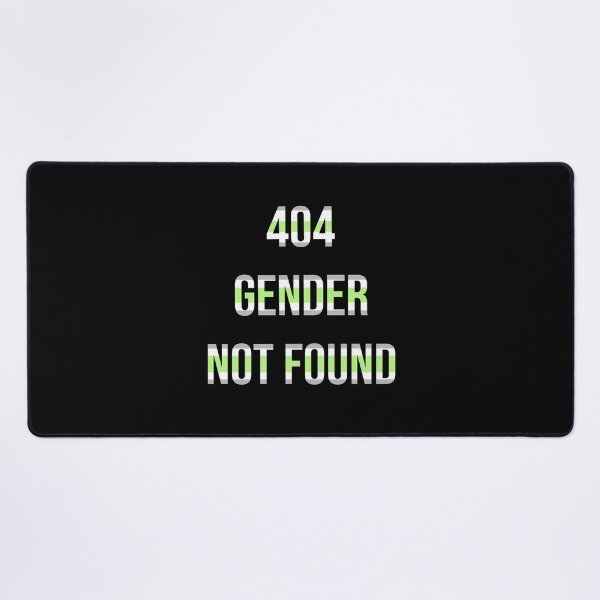 Item preview, Agender 404 gender not found designed and sold by flowerblossoms.
