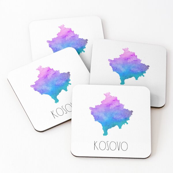 Item preview, Kosovo Watercolor Map - Kosovar designed and sold by MountainD.