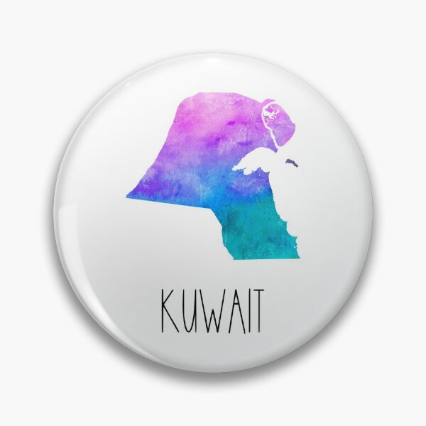 Item preview, Kuwait Watercolor Map - Kuwaiti designed and sold by MountainD.