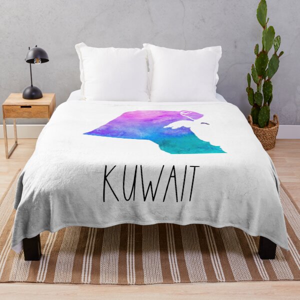 Item preview, Kuwait Watercolor Map - Kuwaiti designed and sold by MountainD.