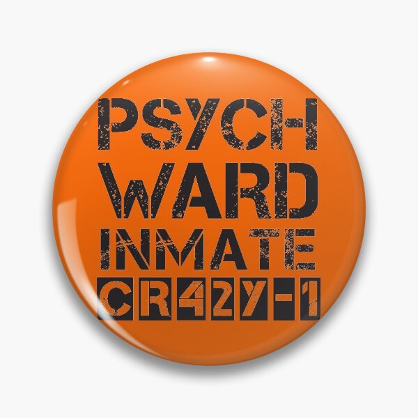 Item preview, Psych Ward Inmate - Funny Halloween Costume party Design designed and sold by Rhu Creations.