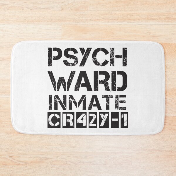 Item preview, Psych Ward Inmate - Funny Halloween Costume party Design designed and sold by Rhu Creations.