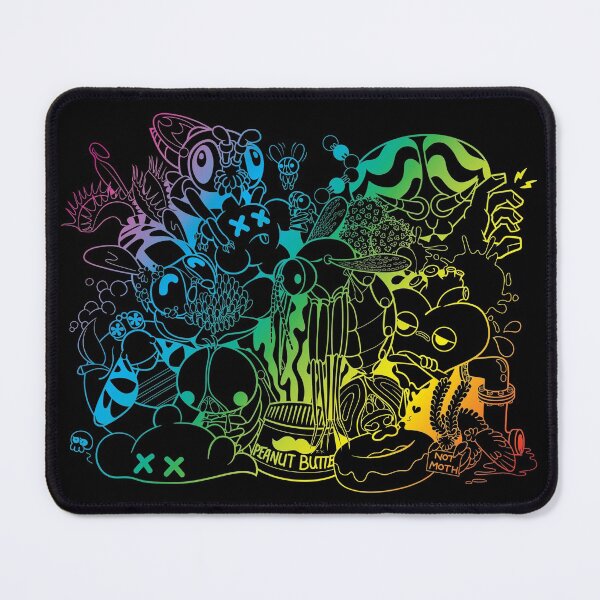 Item preview, Cute fly (Diptera) doodle rainbow gradient line art designed and sold by TiffanyYau.