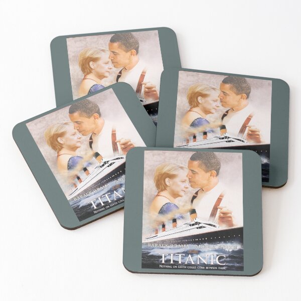 Item preview, Obama and Merkel in Titanic   designed and sold by Chattanoogaz.
