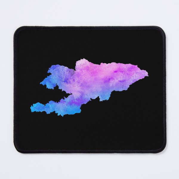 Item preview, Kyrgyzstan Watercolor Map - Kyrgyz designed and sold by MountainD.