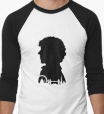 Sherlock Portrait Men's Baseball ¾ T-Shirt