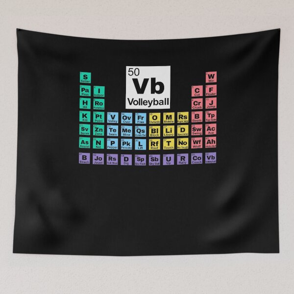 Item preview, Volleyball Periodic Table designed and sold by Nodirama.