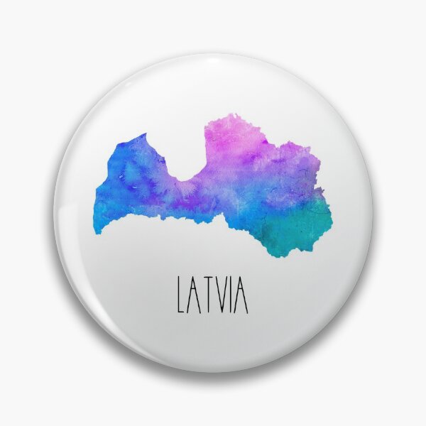 Item preview, Latvia Watercolor Map - Latvian designed and sold by MountainD.