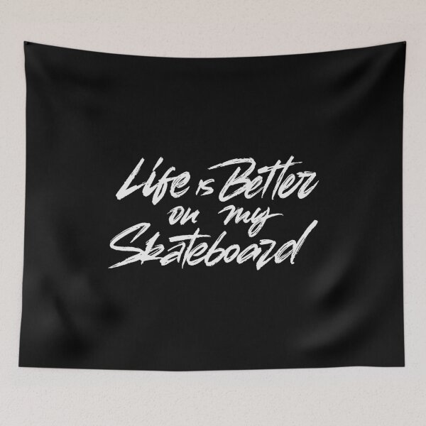 Item preview, Life is better on my skateboard designed and sold by Zagach Letters.