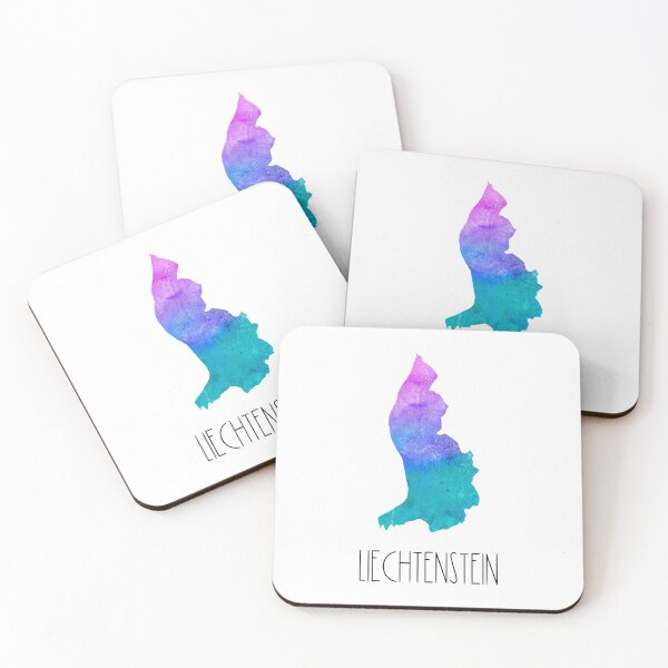 Item preview, Liechtenstein Watercolor Map - Liechtensteiner designed and sold by MountainD.