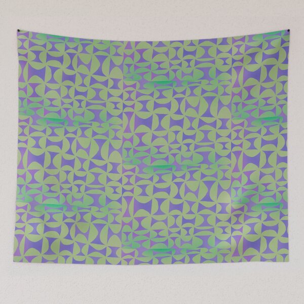 Item preview, Green and purple pattern  designed and sold by chloemaeward.