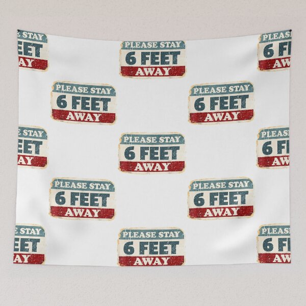 Item preview, Please Stay 6 Feet Away ocial Distancing designed and sold by ElleaBonde.