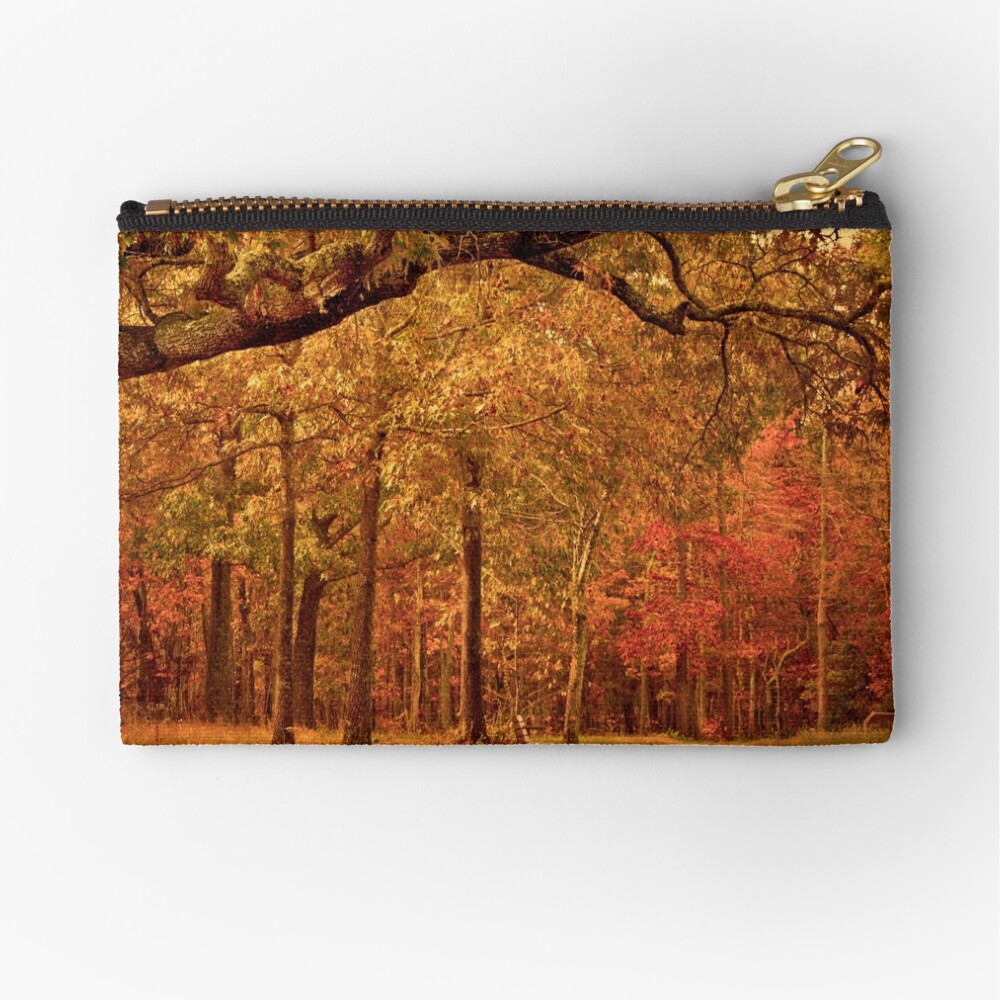 Amber Afternoon Zipper Pouch