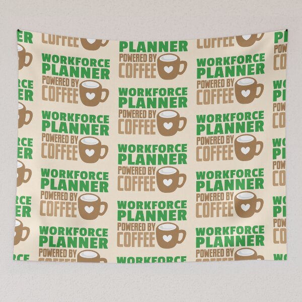 Item preview, Workforce planner powered by coffee designed and sold by jazzydevil.