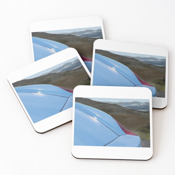 Item preview, 981 Curves Oil Painting French Blue designed and sold by Steve Kidd Art.