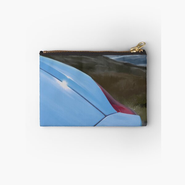 Item preview, 981 Curves Oil Painting French Blue designed and sold by Steve Kidd Art.