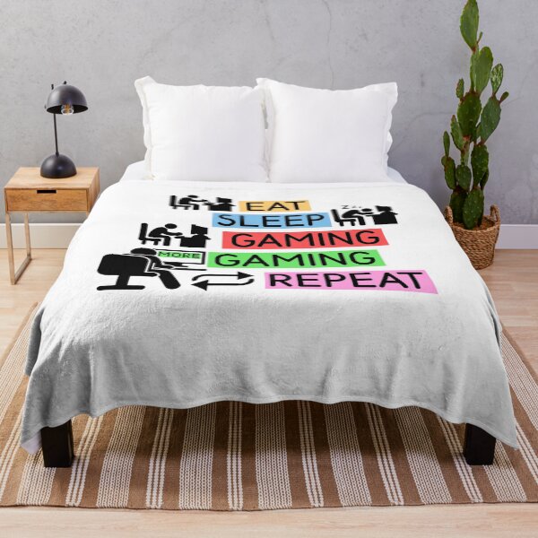 Item preview, Eat Sleep More Gaming Repeat designed and sold by DabGraphic.