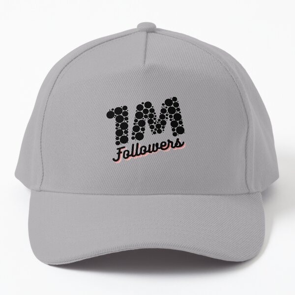 Congratulations 1 Million Followers dots painting Baseball Cap