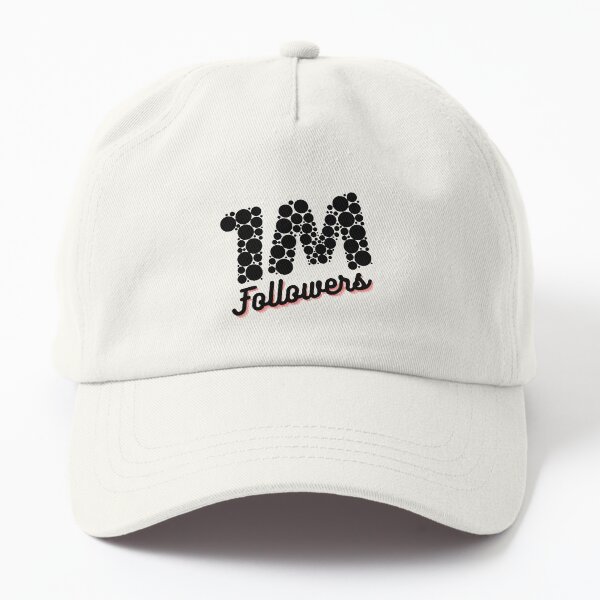 Congratulations 1 Million Followers dots painting Dad Hat