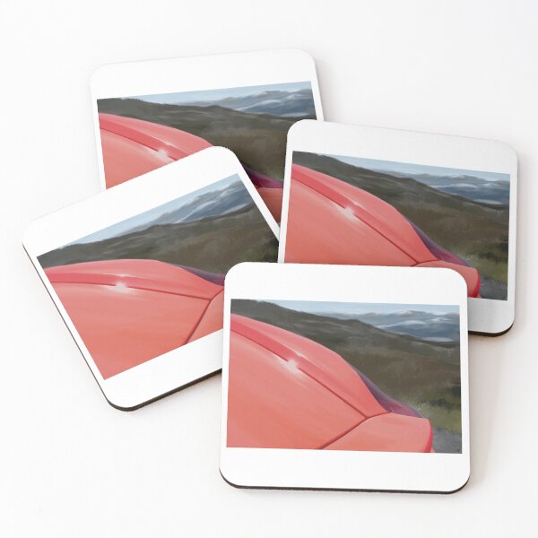 Item preview, 981 Curves Oil Painting Cherry Red designed and sold by Steve Kidd Art.