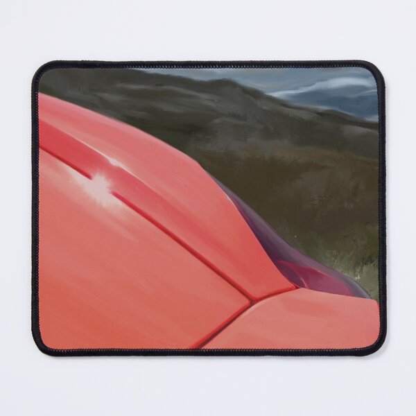 Item preview, 981 Curves Oil Painting Cherry Red designed and sold by Steve Kidd Art.