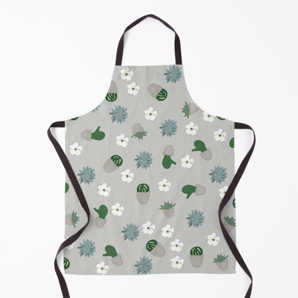 Item preview, Succulent pattern. grey, green. designed and sold by PrintedDreams.