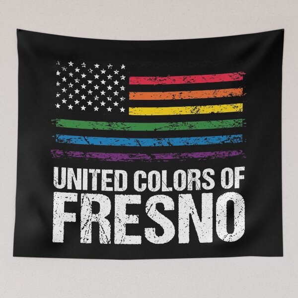 Item preview, Fresno LGBT USA Flag Pride From Fresno designed and sold by Urosek.