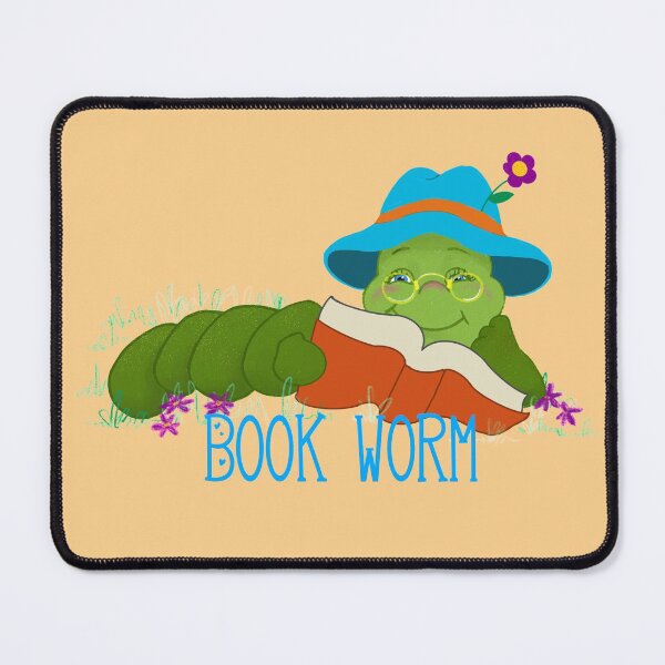 Item preview, Book Worm designed and sold by Janet Burns.