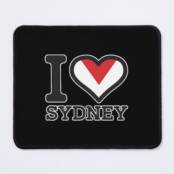 Item preview, “I love  Apparels, Sydney", T Shirts, Leggings, Skirt, Mask, Apron, Eco Bag designed and sold by Ink Inc.