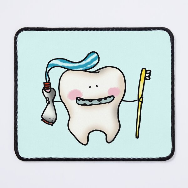 Item preview, cute white tooth cartoon designed and sold by CuteCartoon.