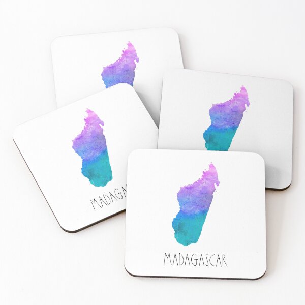 Item preview, Madagascar Watercolor Map - Malagasy designed and sold by MountainD.